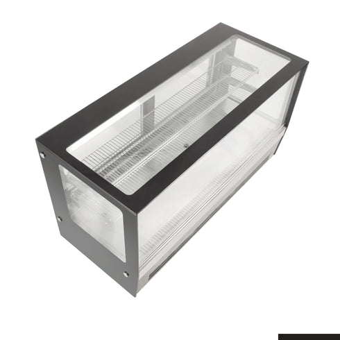 Bonvue Counter top square 2 Shelves Glass cold food display - GN-1200RT
